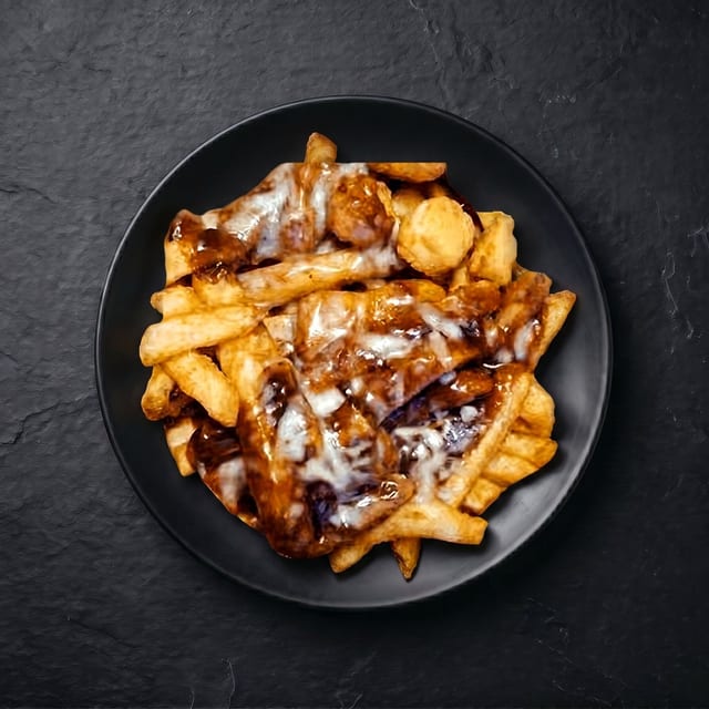 Basket Loaded Poutine Fries.